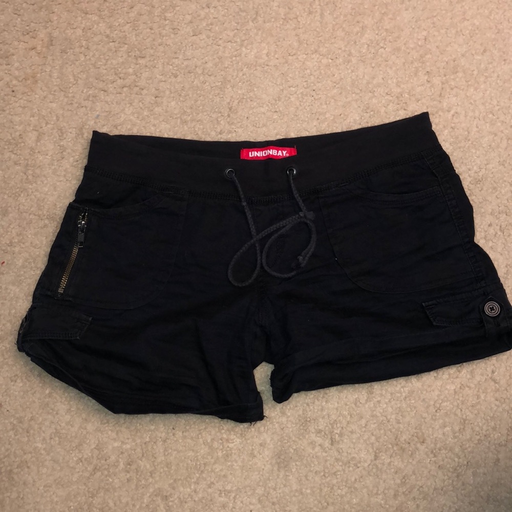 unionbay black shorts